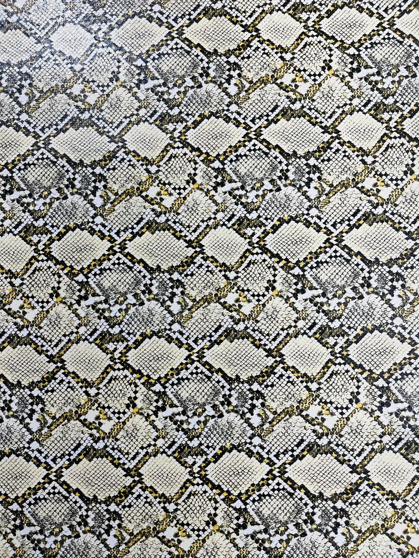 3D SNAKE PVC VINYL (by the yard) - New Creations Fabric & Foam Inc