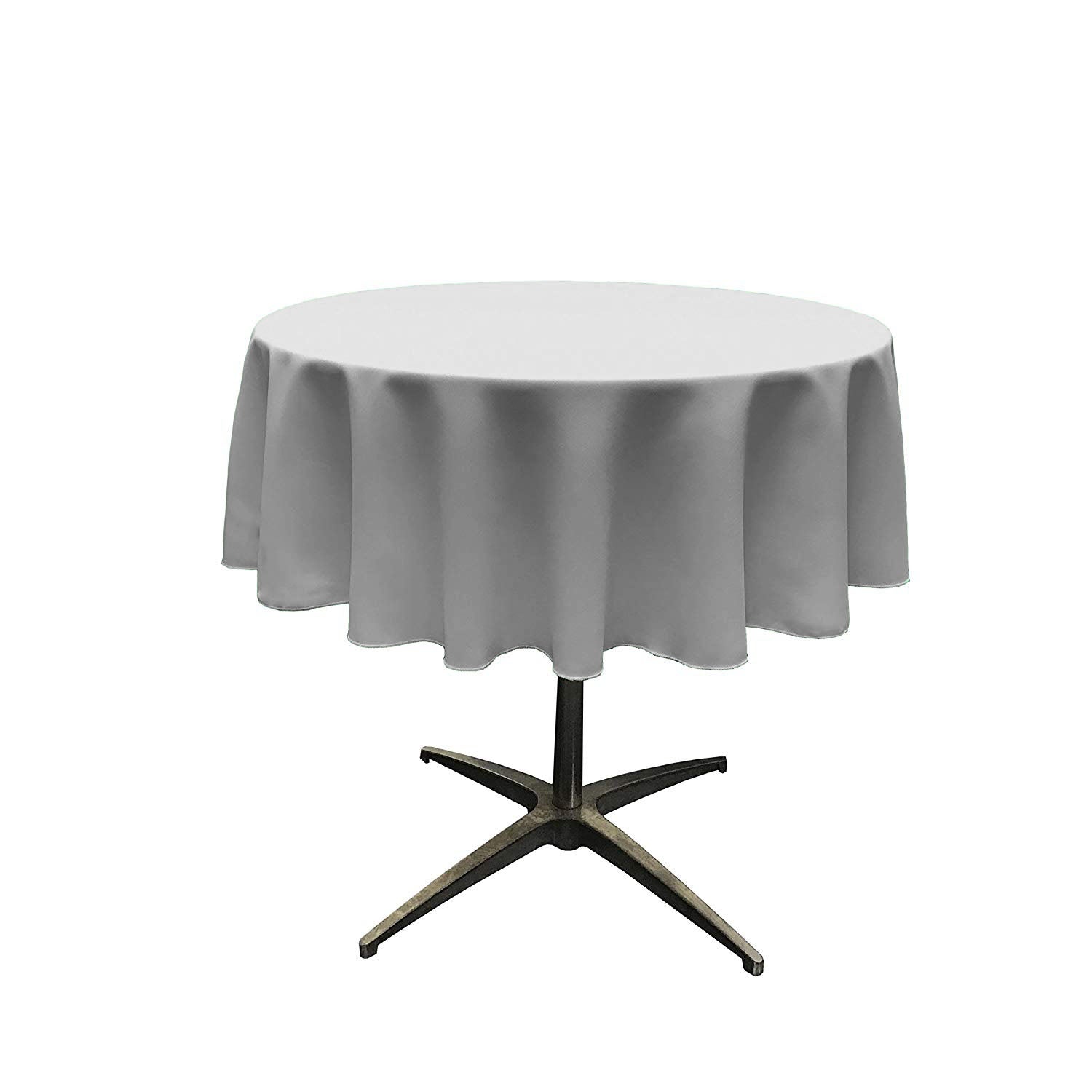 45" ROUND POLY POPLIN SEAMLESS TABLECLOTH - New Creations Fabric & Foam Inc