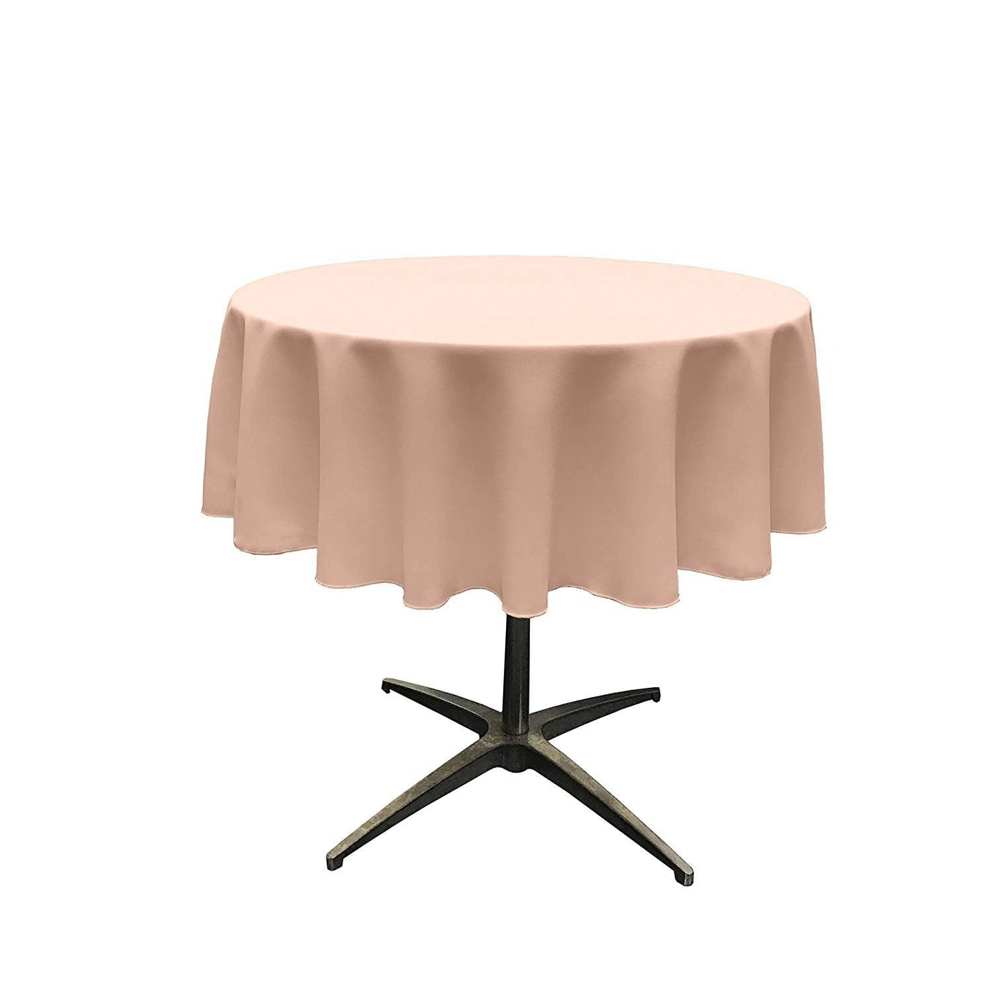 45" ROUND POLY POPLIN SEAMLESS TABLECLOTH - New Creations Fabric & Foam Inc