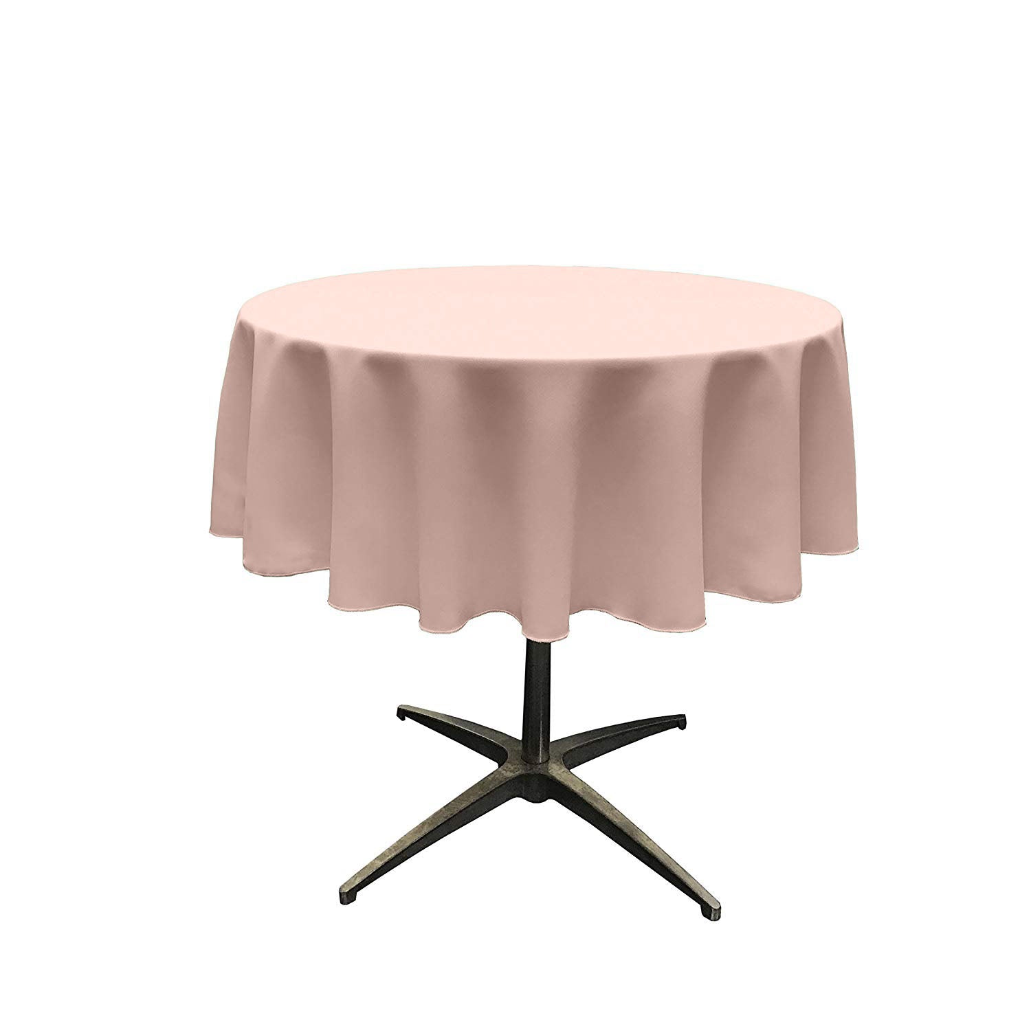 45" ROUND POLY POPLIN SEAMLESS TABLECLOTH - New Creations Fabric & Foam Inc