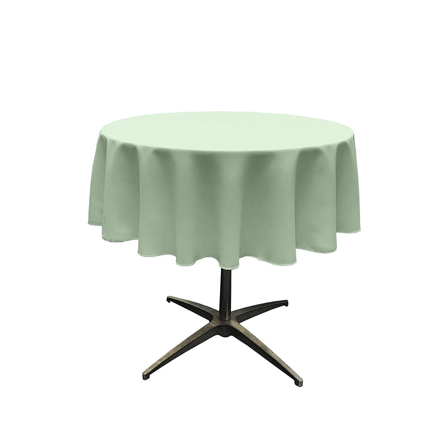 45" ROUND POLY POPLIN SEAMLESS TABLECLOTH - New Creations Fabric & Foam Inc