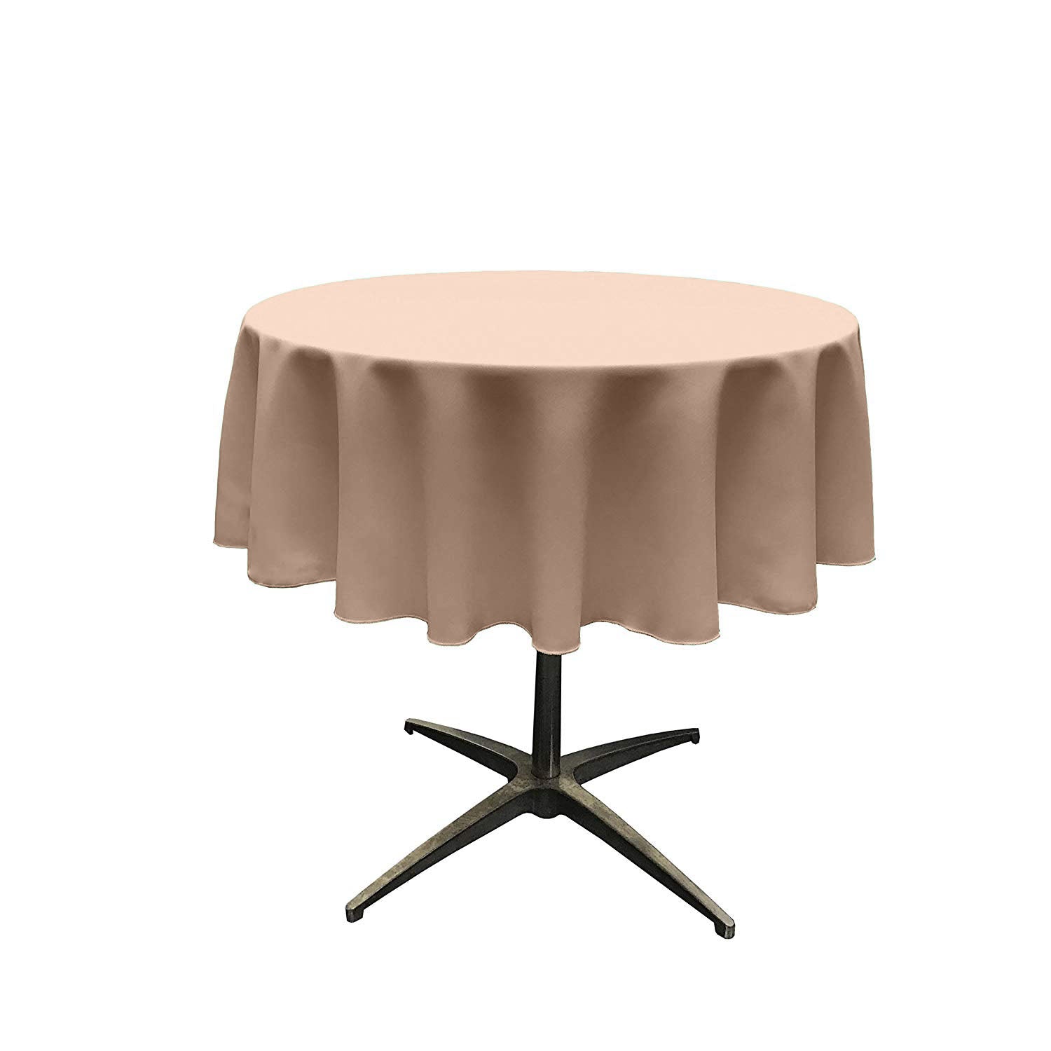 45" ROUND POLY POPLIN SEAMLESS TABLECLOTH - New Creations Fabric & Foam Inc