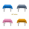 45"x45" SQUARE POLY POPLIN TABLECLOTH - New Creations Fabric & Foam Inc