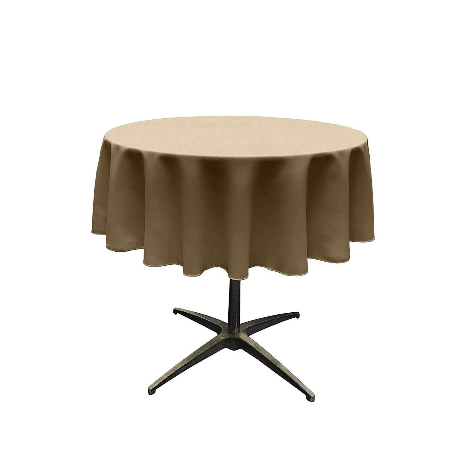 48" ROUND POLY POPLIN SEAMLESS TABLECLOTH - New Creations Fabric & Foam Inc