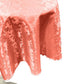 48" ROUND TABLECLOTH ROSES JACQUARD SATIN - New Creations Fabric & Foam Inc
