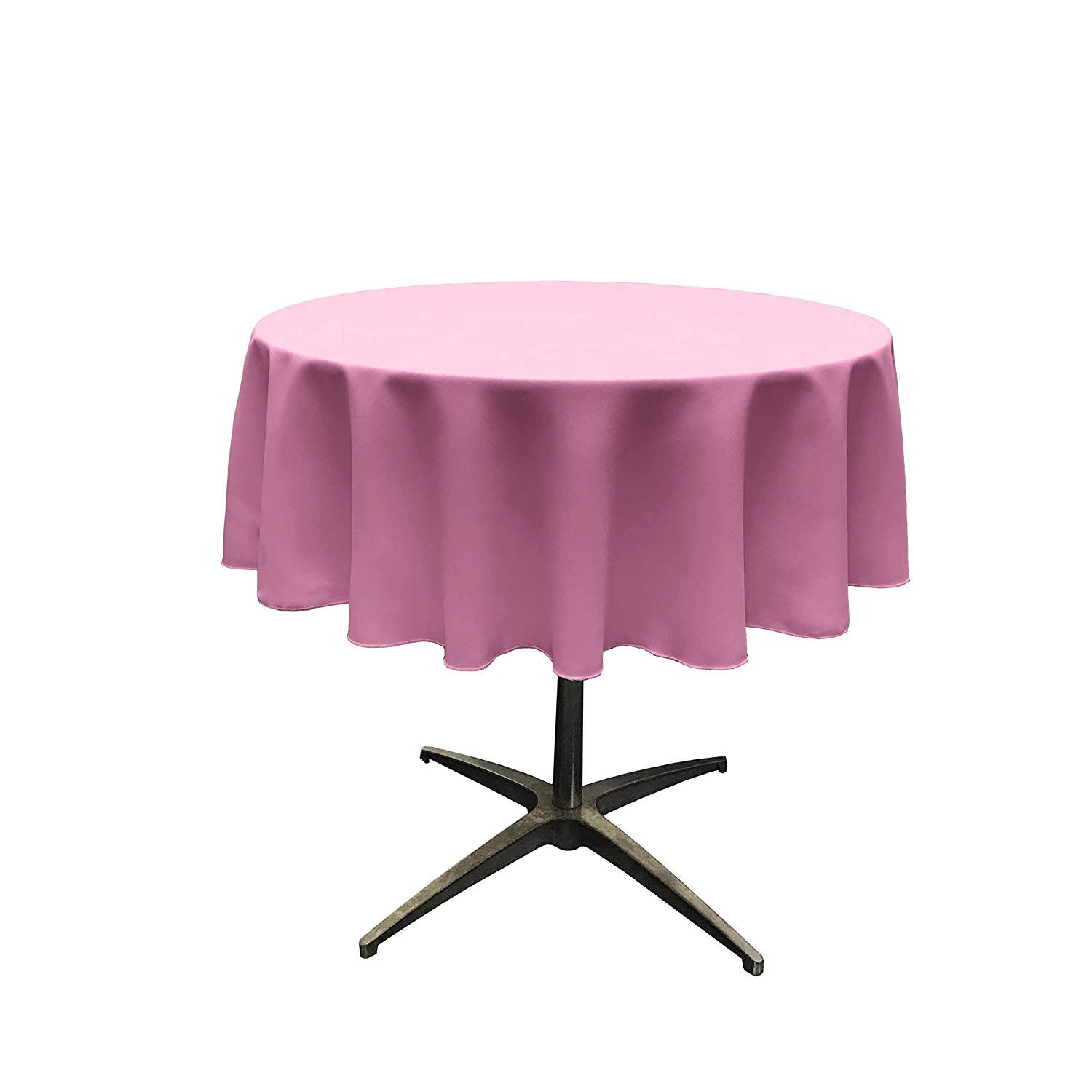 51"ROUND POLY POPLIN SEAMLESS TABLECLOTH - New Creations Fabric & Foam Inc