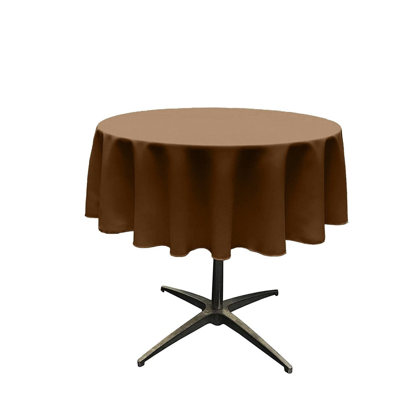 51"ROUND POLY POPLIN SEAMLESS TABLECLOTH - New Creations Fabric & Foam Inc