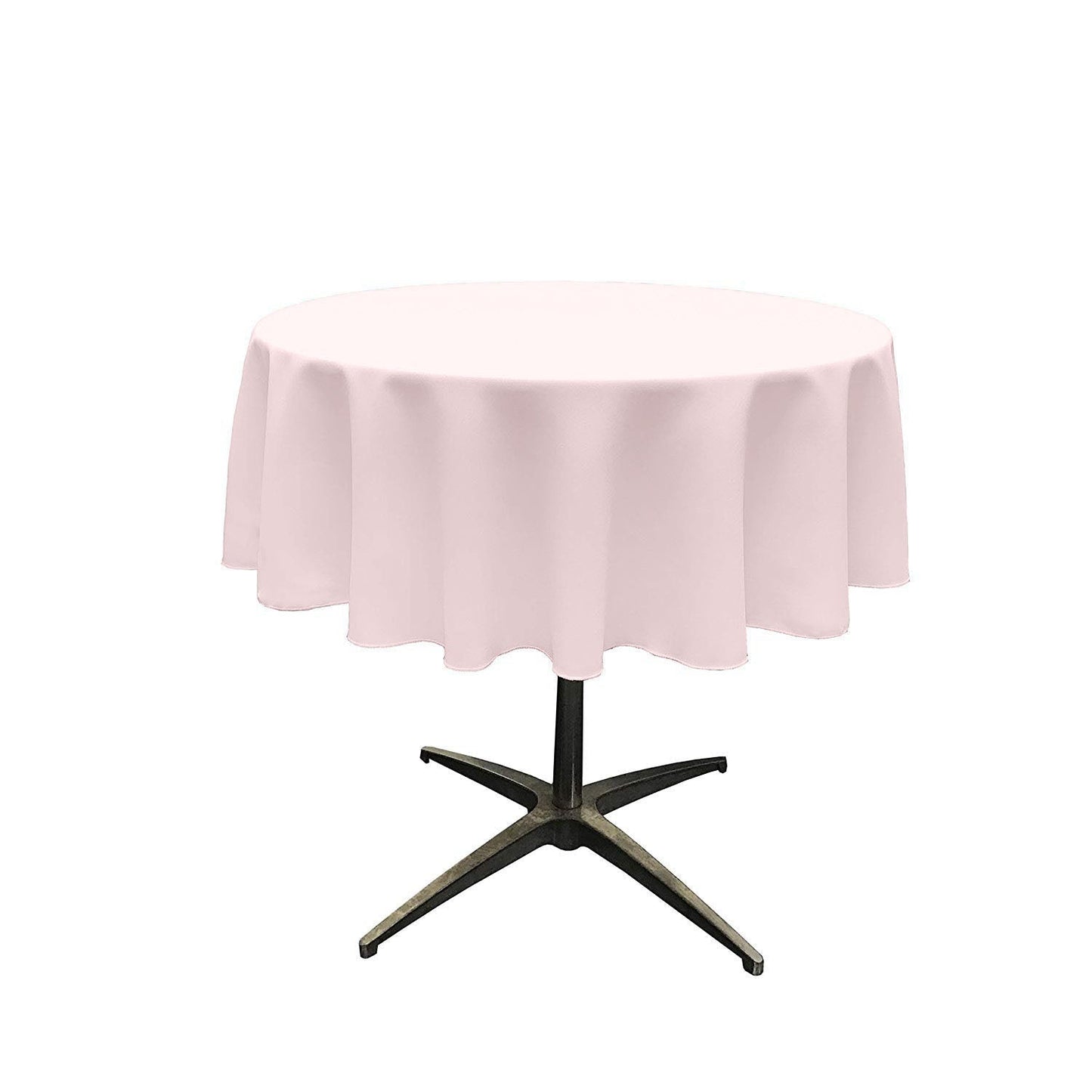 51"ROUND POLY POPLIN SEAMLESS TABLECLOTH - New Creations Fabric & Foam Inc