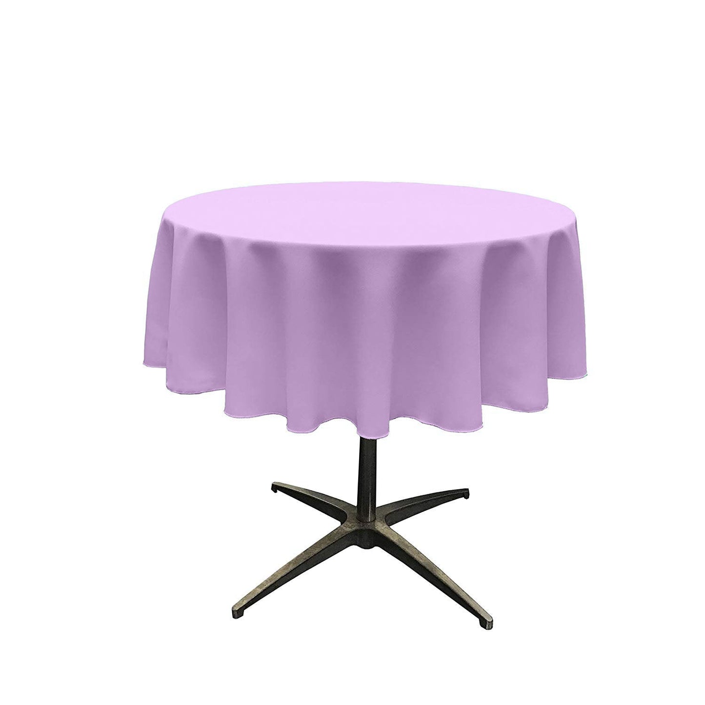 51"ROUND POLY POPLIN SEAMLESS TABLECLOTH - New Creations Fabric & Foam Inc