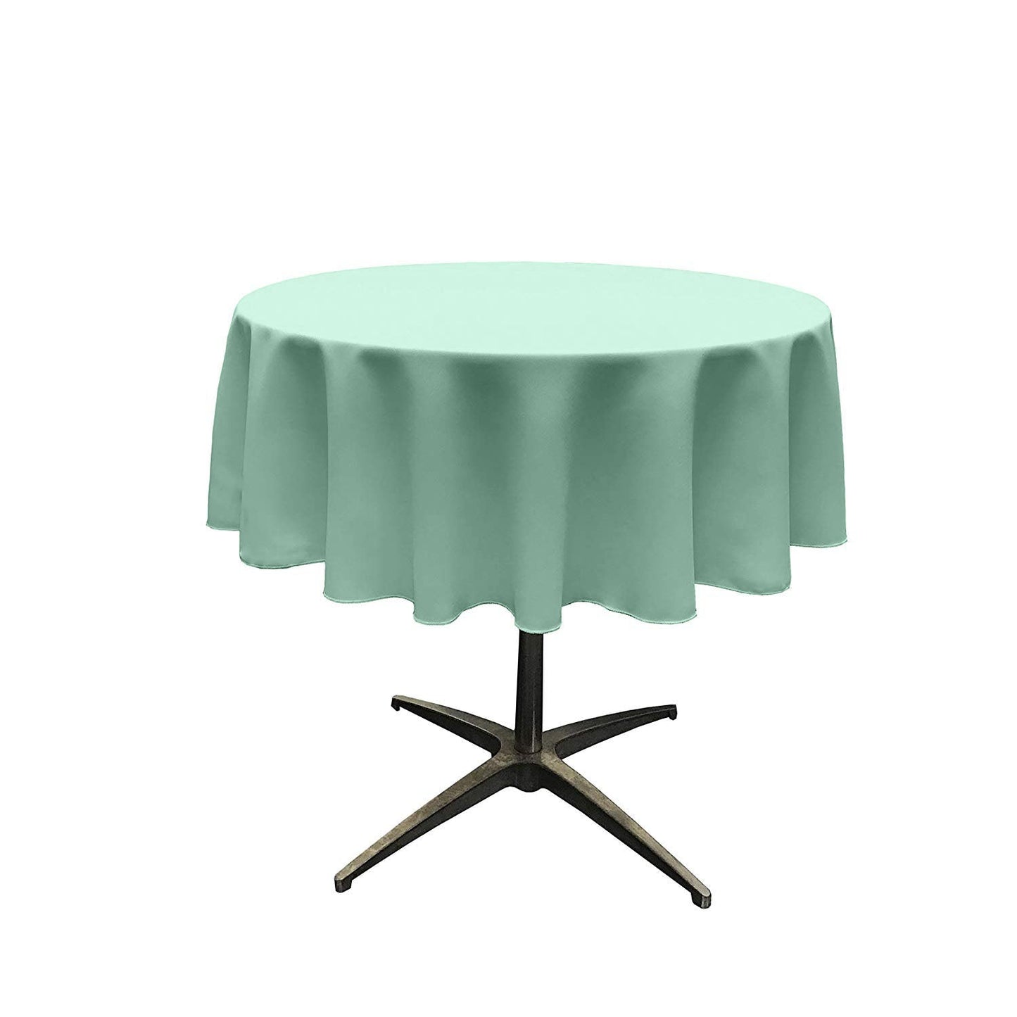 51"ROUND POLY POPLIN SEAMLESS TABLECLOTH - New Creations Fabric & Foam Inc