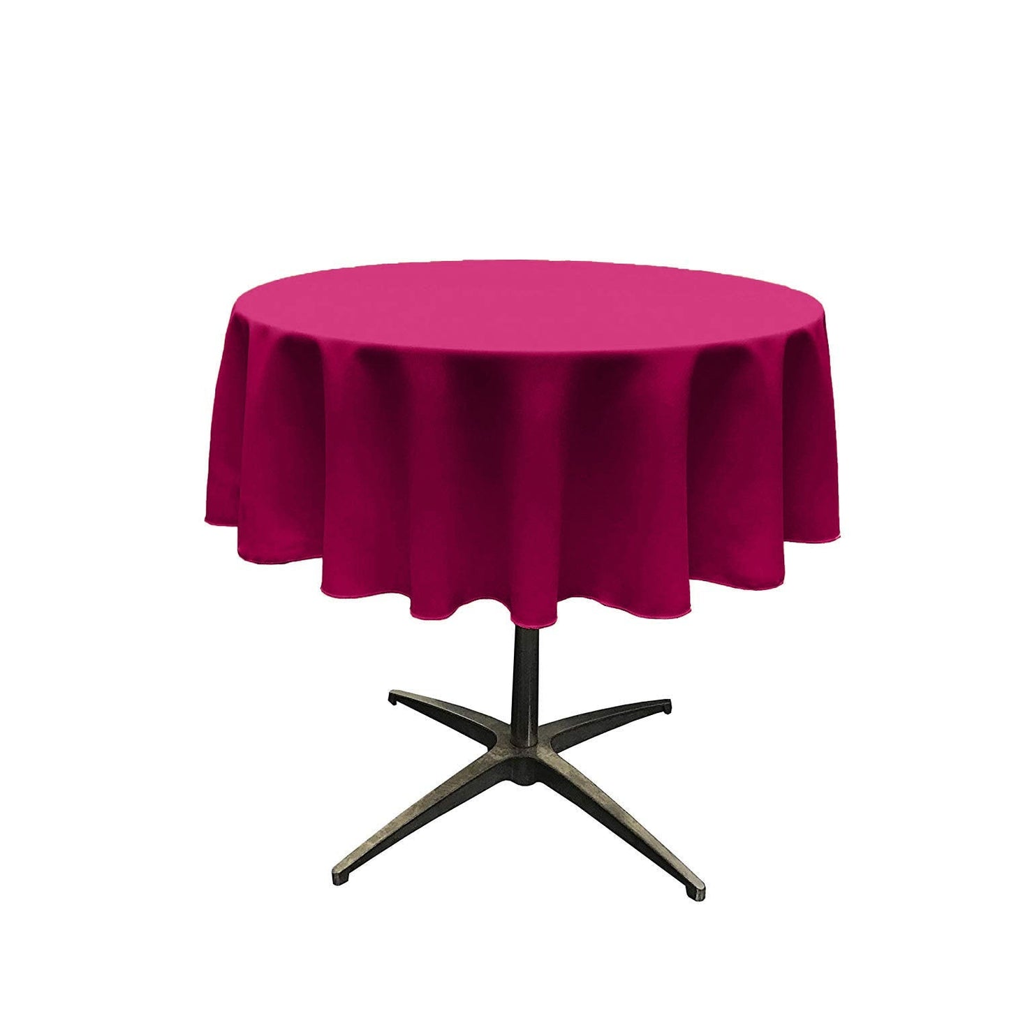 51"ROUND POLY POPLIN SEAMLESS TABLECLOTH - New Creations Fabric & Foam Inc