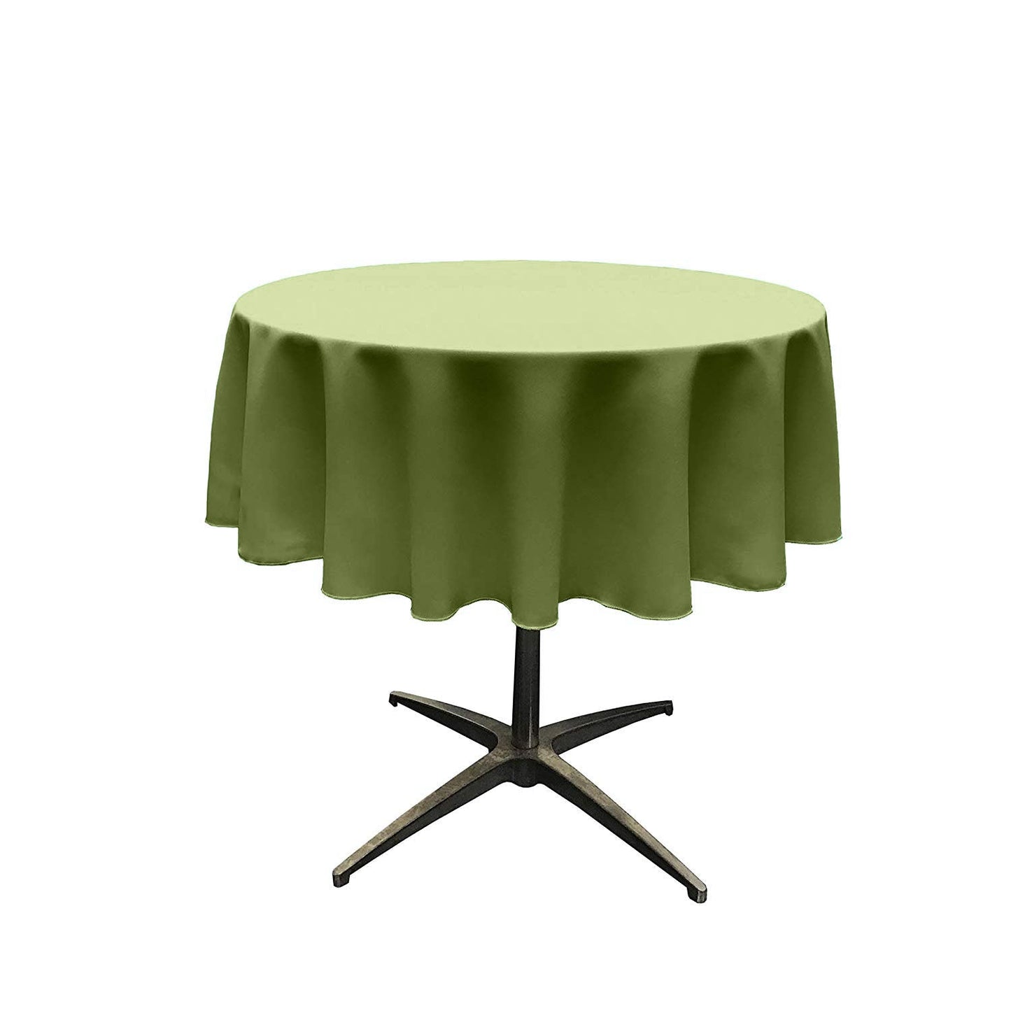 51"ROUND POLY POPLIN SEAMLESS TABLECLOTH - New Creations Fabric & Foam Inc