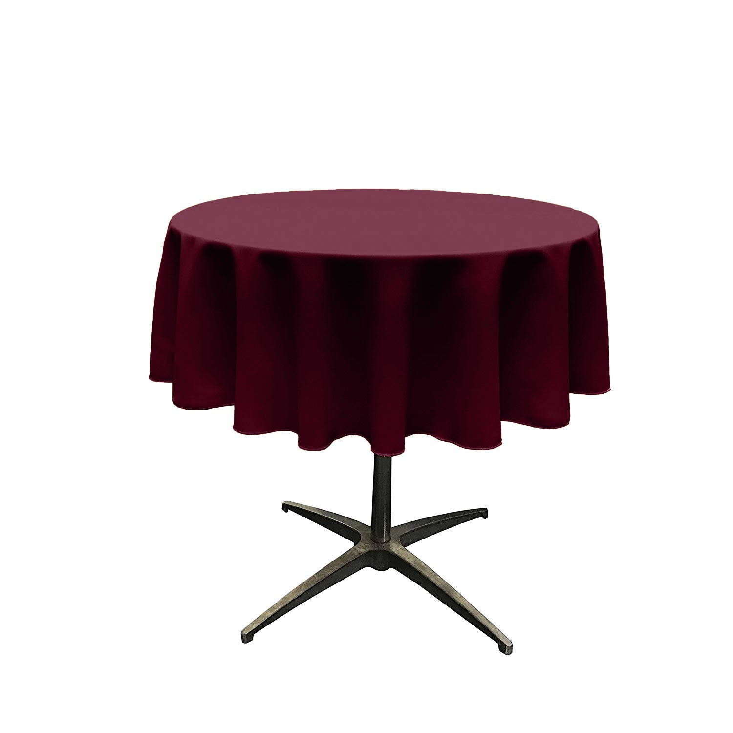 51"ROUND POLY POPLIN SEAMLESS TABLECLOTH - New Creations Fabric & Foam Inc