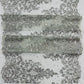Trim Glitter Damask Design On A Mesh Lace| 20" Wide | appeal Fabric| Sold By The Yard.