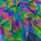 Multi Color Fabric with Retro Sequin Design, 4-Way Stretch Lurex for Costume Sewing
