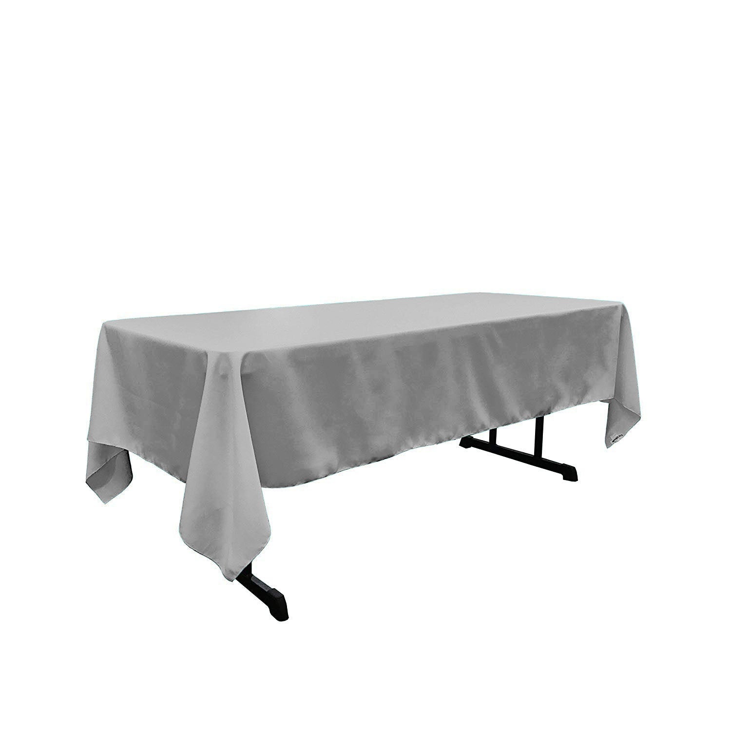 60" X 108" Rectangular Polyester Poplin Tablecloth - New Creations Fabric & Foam Inc