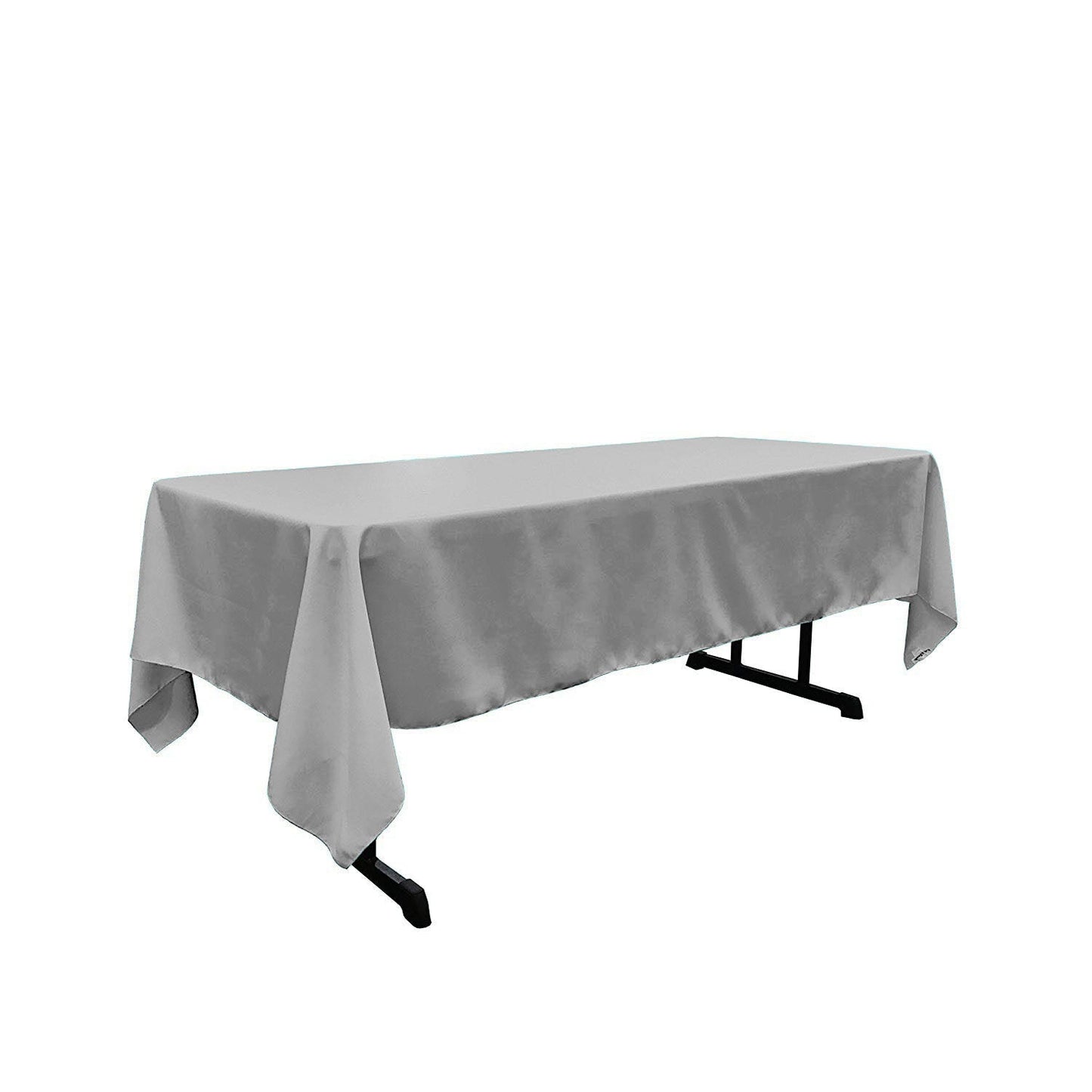 60" X 84" Rectangular Polyester Poplin Tablecloth - New Creations Fabric & Foam Inc