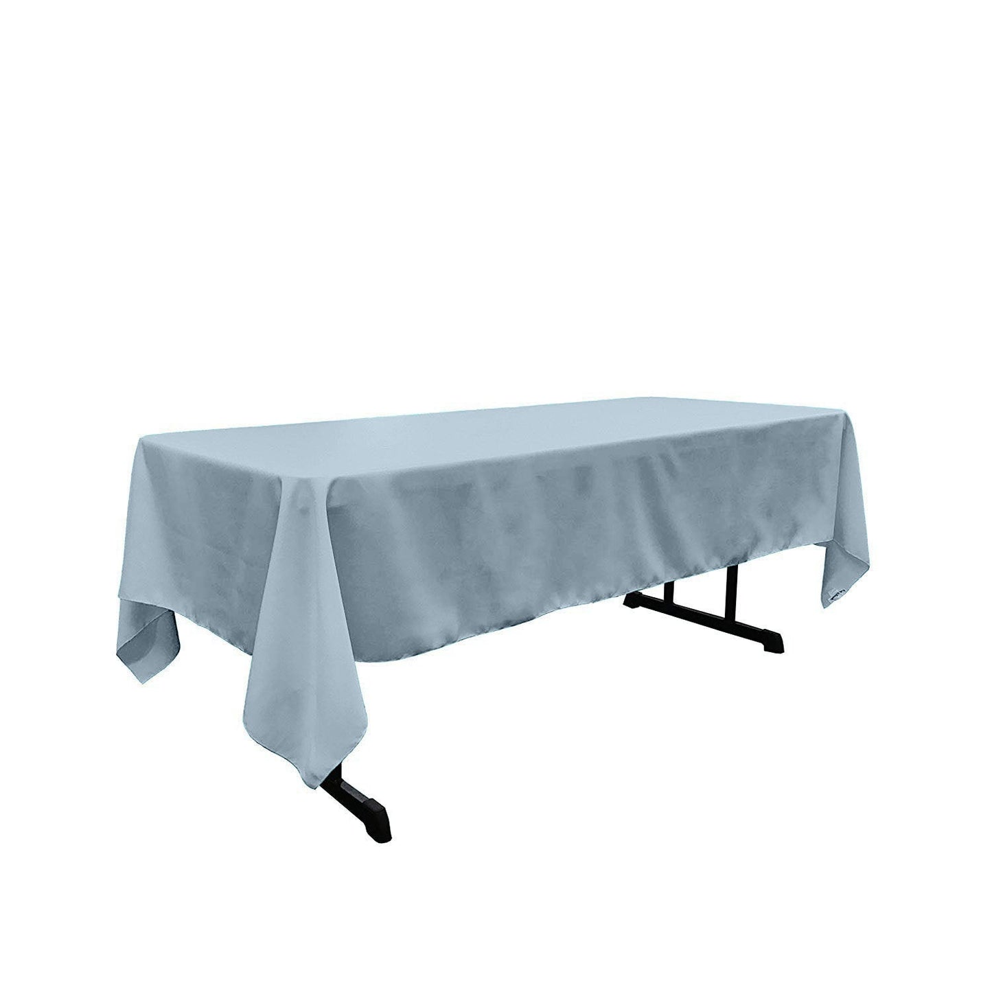 60" X 84" Rectangular Polyester Poplin Tablecloth - New Creations Fabric & Foam Inc