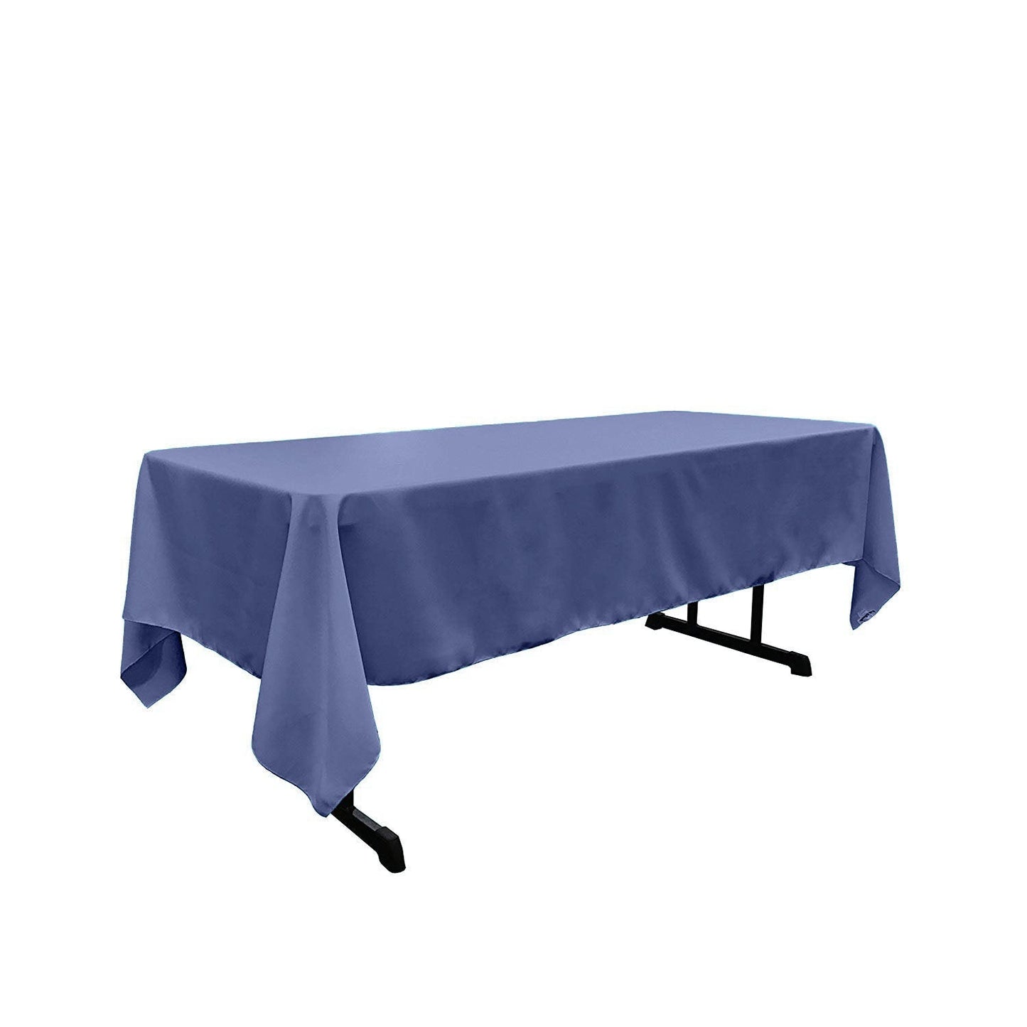 60" X 90" Rectangular Polyester Poplin Tablecloth - New Creations Fabric & Foam Inc