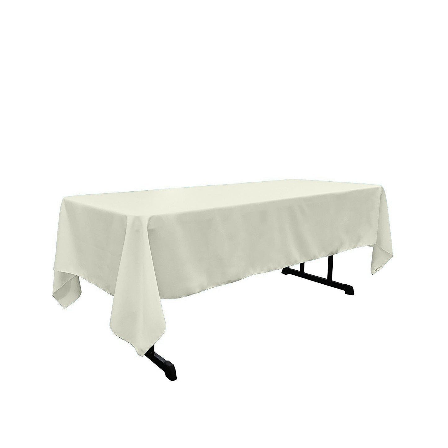 60" X 90" Rectangular Polyester Poplin Tablecloth - New Creations Fabric & Foam Inc