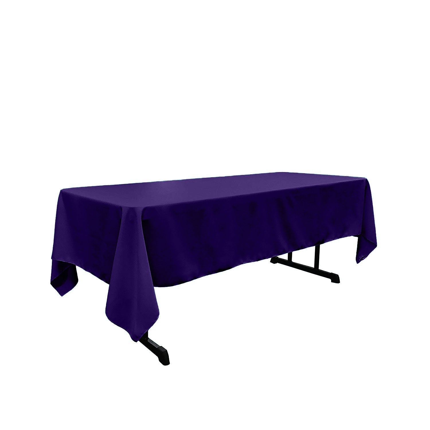 60" X 90" Rectangular Polyester Poplin Tablecloth - New Creations Fabric & Foam Inc