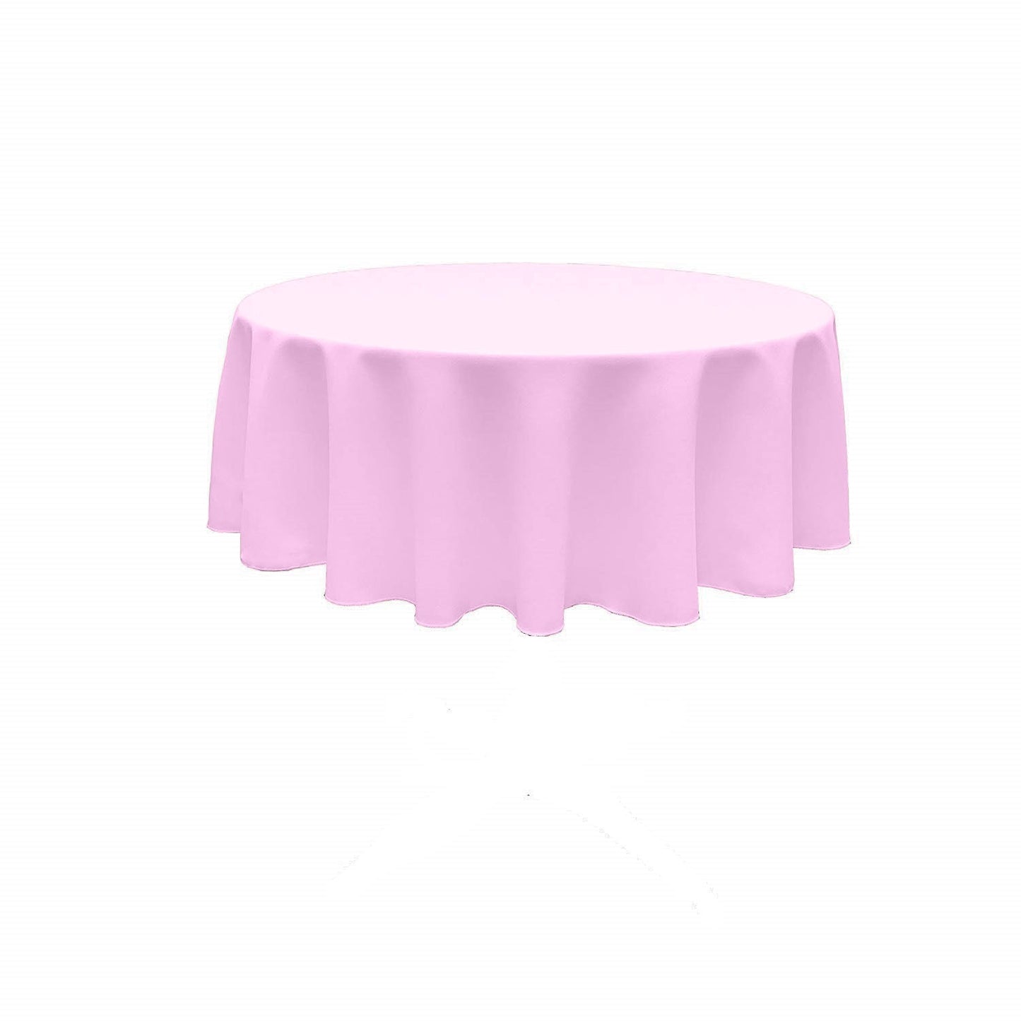 72" ROUND POLY POPLIN SEAMLESS TABLECLOTH - New Creations Fabric & Foam Inc