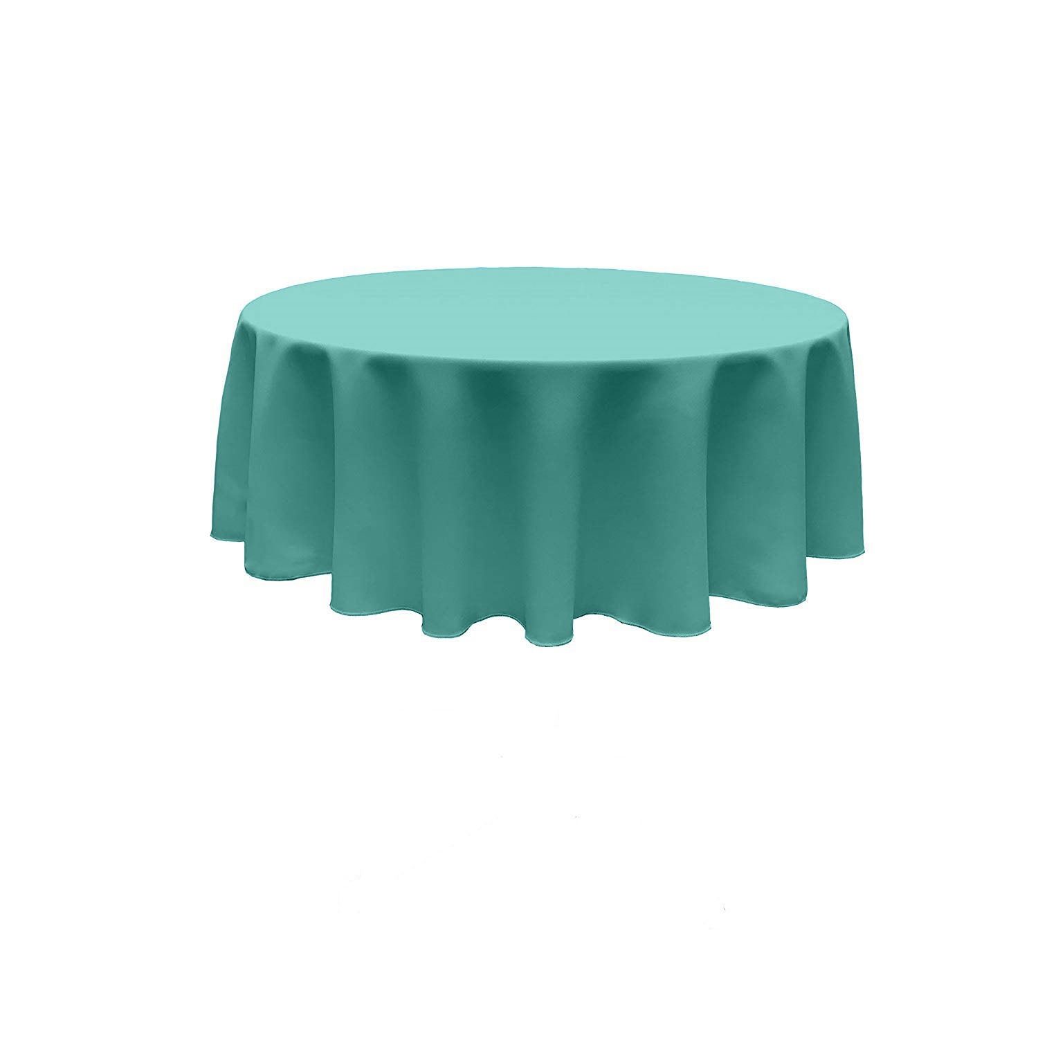 84" ROUND POLY POPLIN SEAMLESS TABLECLOTH - New Creations Fabric & Foam Inc