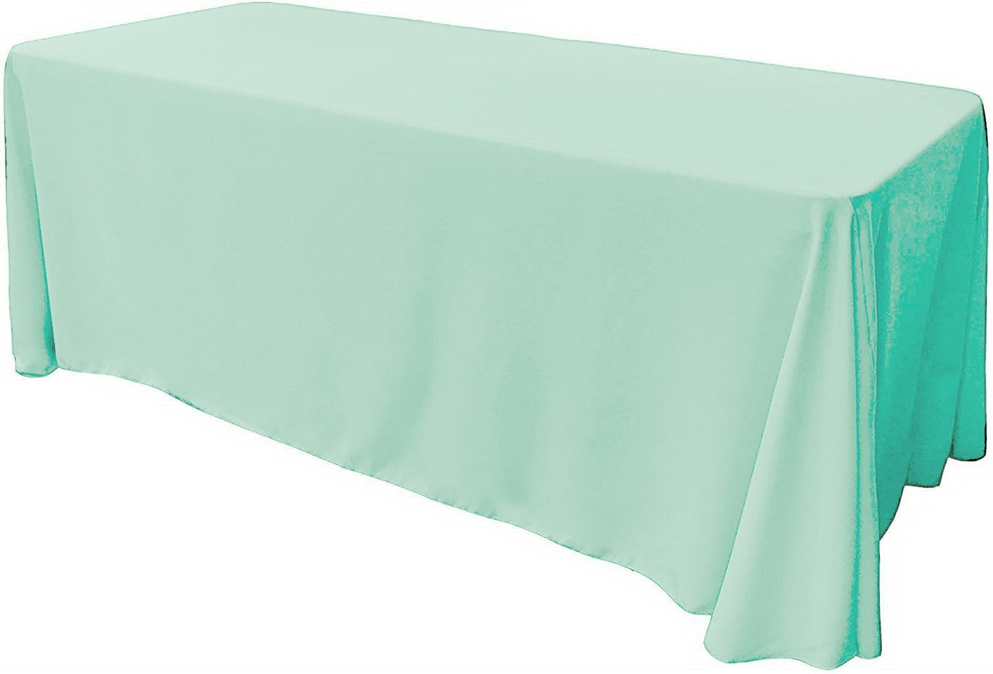 86" X 108" Rectangular Seamless Polyester Poplin Tablecloth, for Party/Wedding Tablecloth - New Creations Fabric & Foam Inc