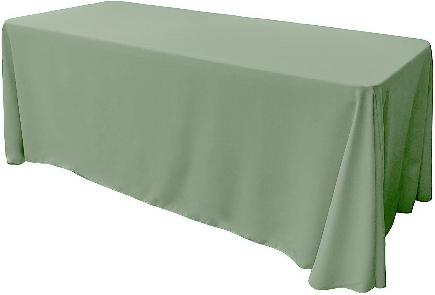86" X 108" Rectangular Seamless Polyester Poplin Tablecloth, for Party/Wedding Tablecloth - New Creations Fabric & Foam Inc