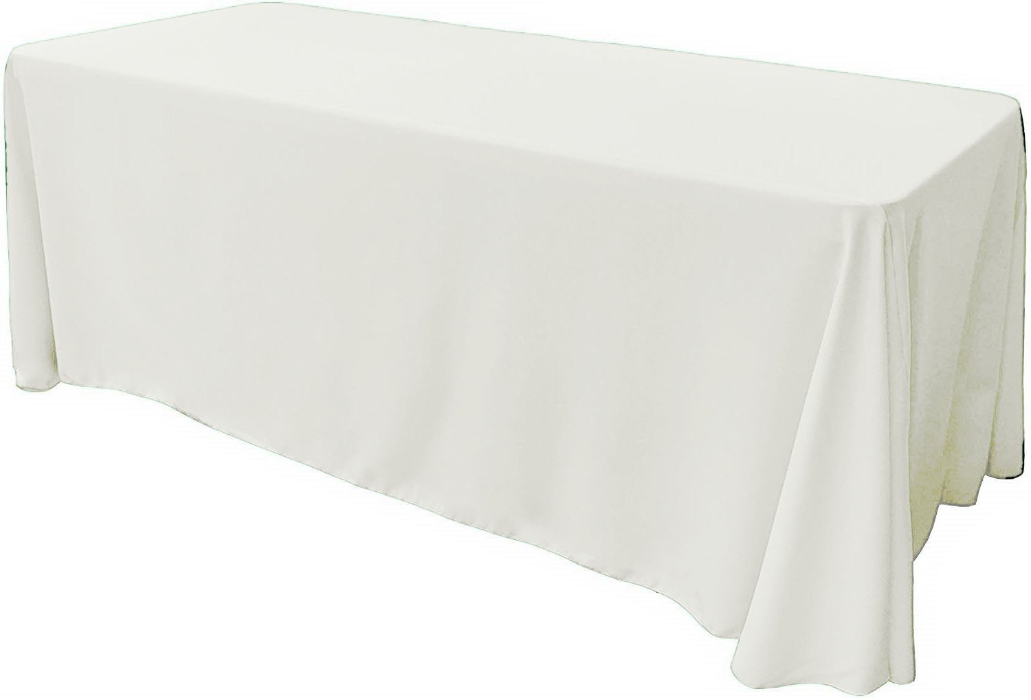 86" X 108" Rectangular Seamless Polyester Poplin Tablecloth, for Party/Wedding Tablecloth - New Creations Fabric & Foam Inc
