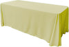 86" X 108" Rectangular Seamless Polyester Poplin Tablecloth, for Party/Wedding Tablecloth - New Creations Fabric & Foam Inc