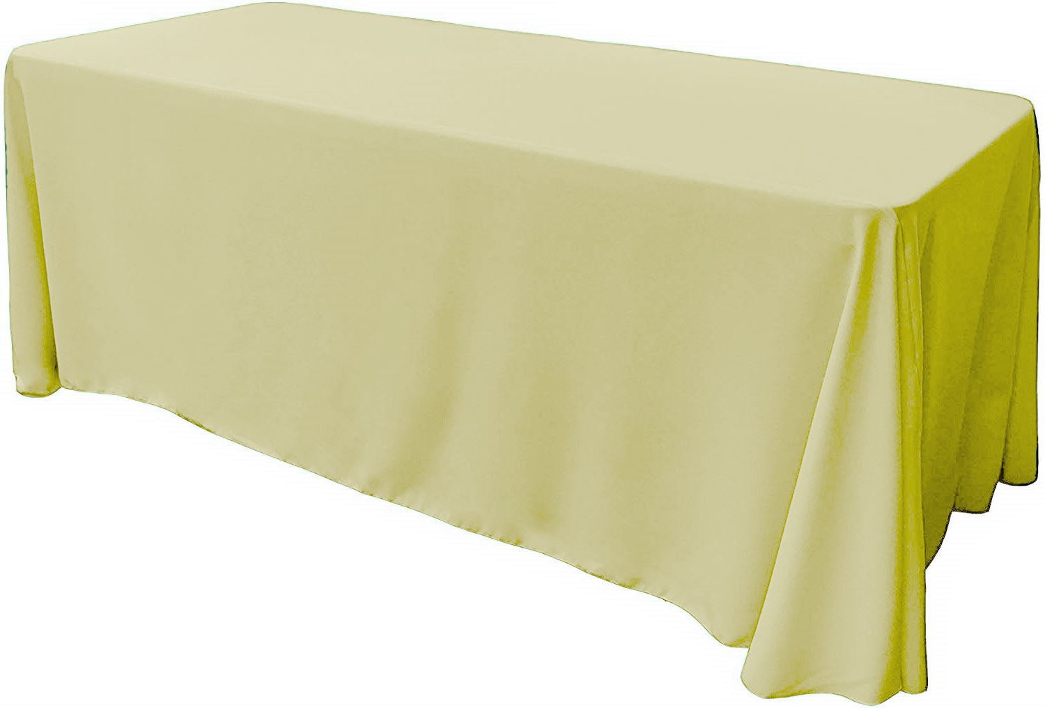 86" X 108" Rectangular Seamless Polyester Poplin Tablecloth, for Party/Wedding Tablecloth - New Creations Fabric & Foam Inc