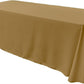 86" X 108" Rectangular Seamless Polyester Poplin Tablecloth, for Party/Wedding Tablecloth - New Creations Fabric & Foam Inc