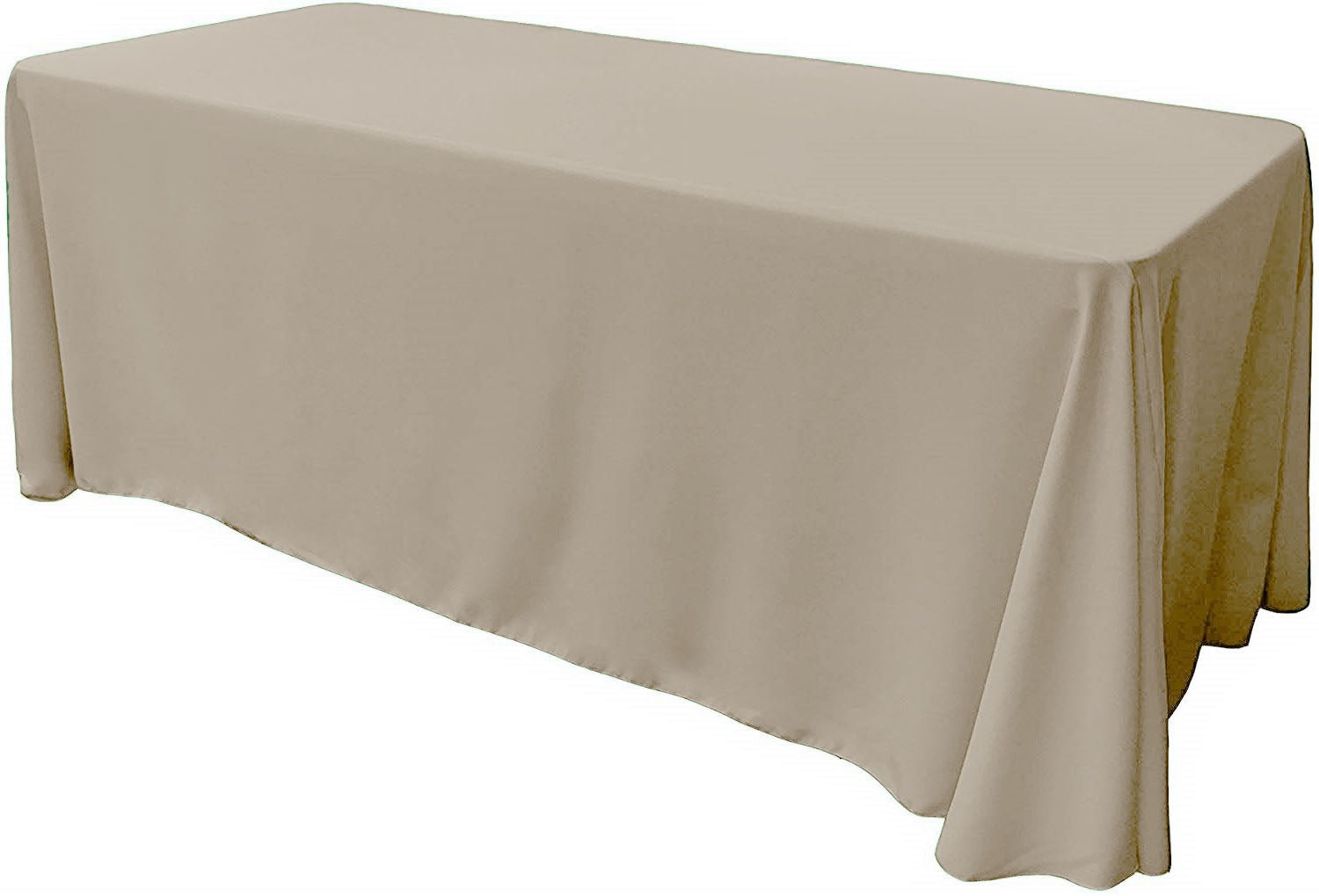 86" X 120" Rectangular Seamless Polyester Poplin Tablecloth, for Party/Wedding Tablecloth - New Creations Fabric & Foam Inc