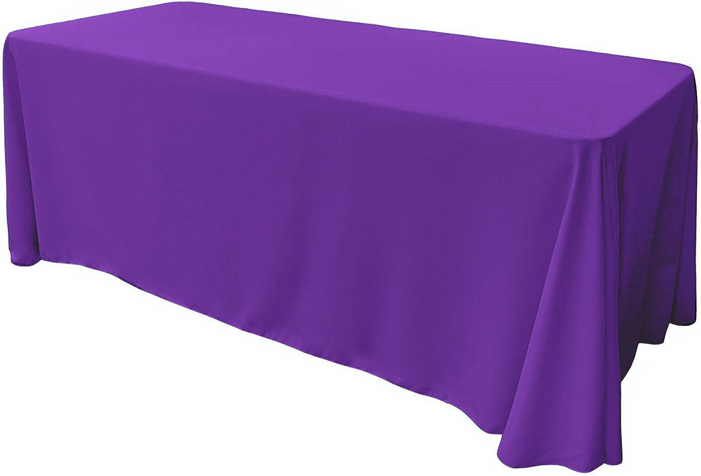 86" X 120" Rectangular Seamless Polyester Poplin Tablecloth, for Party/Wedding Tablecloth - New Creations Fabric & Foam Inc