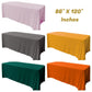 86" X 120" Rectangular Seamless Polyester Poplin Tablecloth, for Party/Wedding Tablecloth - New Creations Fabric & Foam Inc
