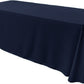 86" X 132" Rectangular Seamless Polyester Poplin Tablecloth, for Party/Wedding Tablecloth - New Creations Fabric & Foam Inc