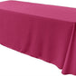 86" X 132" Rectangular Seamless Polyester Poplin Tablecloth, for Party/Wedding Tablecloth - New Creations Fabric & Foam Inc