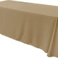 86" X 132" Rectangular Seamless Polyester Poplin Tablecloth, for Party/Wedding Tablecloth - New Creations Fabric & Foam Inc