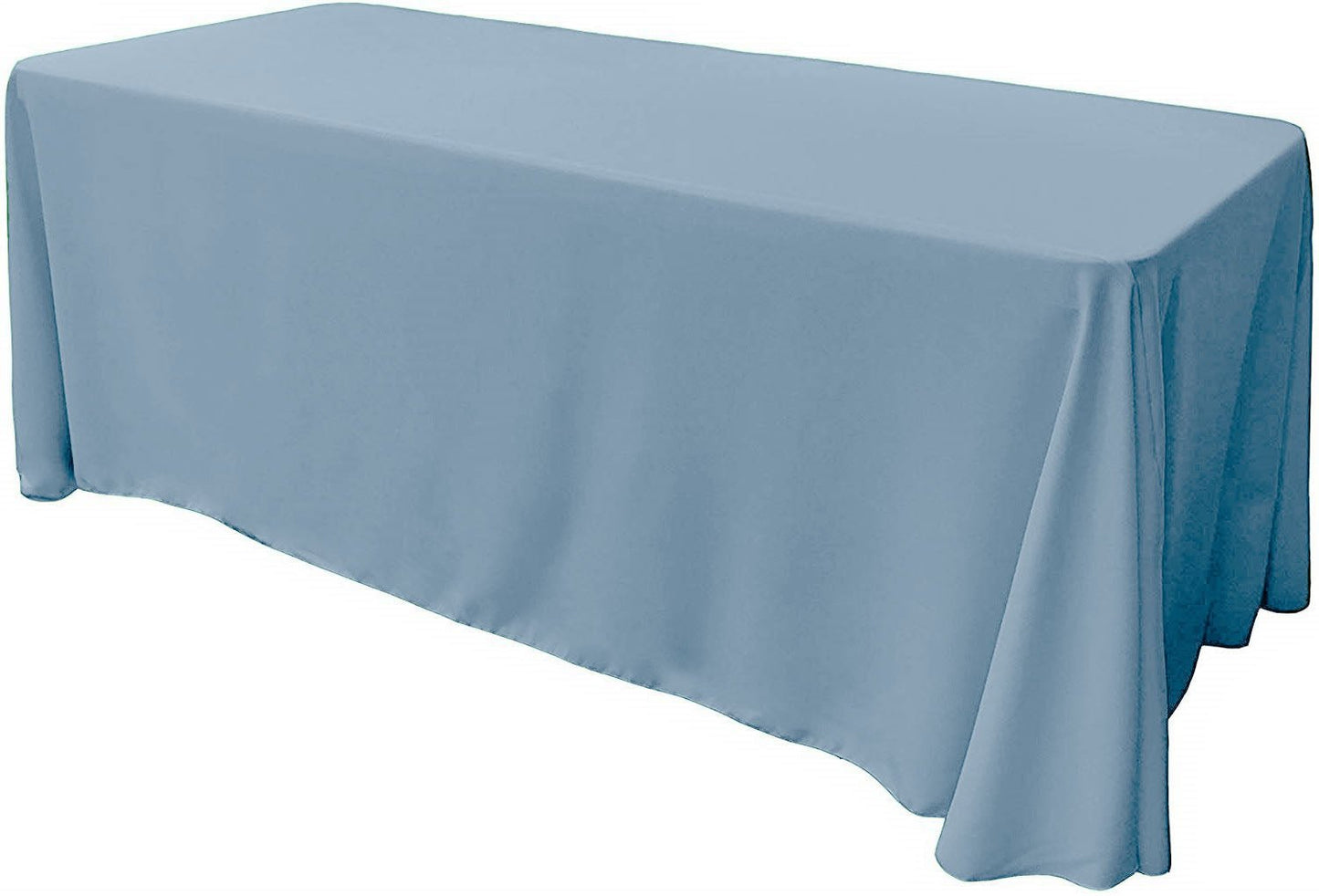 86" X 132" Rectangular Seamless Polyester Poplin Tablecloth, for Party/Wedding Tablecloth - New Creations Fabric & Foam Inc