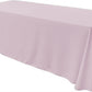 86" X 132" Rectangular Seamless Polyester Poplin Tablecloth, for Party/Wedding Tablecloth - New Creations Fabric & Foam Inc