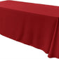 86" X 132" Rectangular Seamless Polyester Poplin Tablecloth, for Party/Wedding Tablecloth - New Creations Fabric & Foam Inc