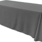 86" X 132" Rectangular Seamless Polyester Poplin Tablecloth, for Party/Wedding Tablecloth - New Creations Fabric & Foam Inc