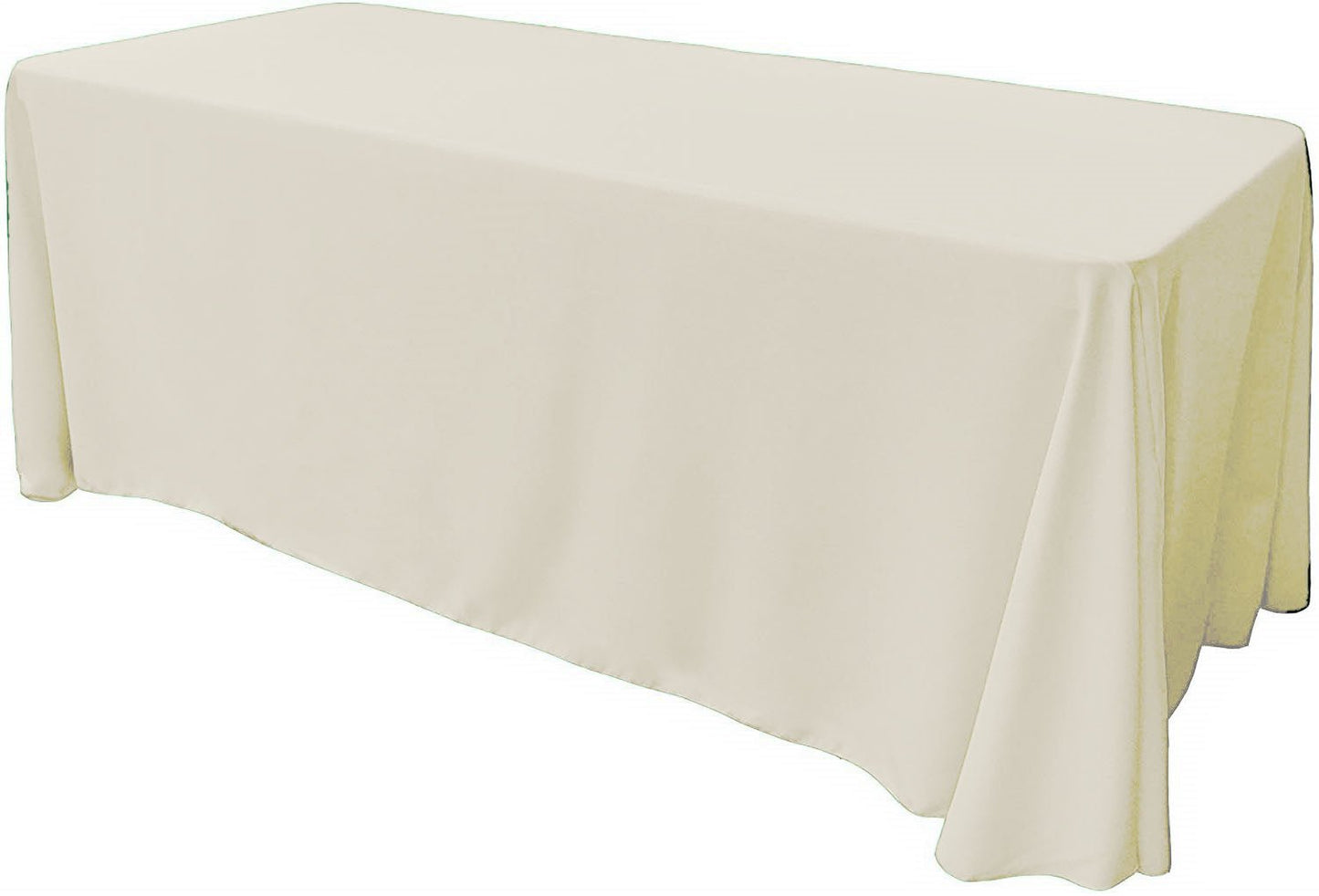 86" X 156" Rectangular Seamless Polyester Poplin Tablecloth, for Party/Wedding Tablecloth - New Creations Fabric & Foam Inc