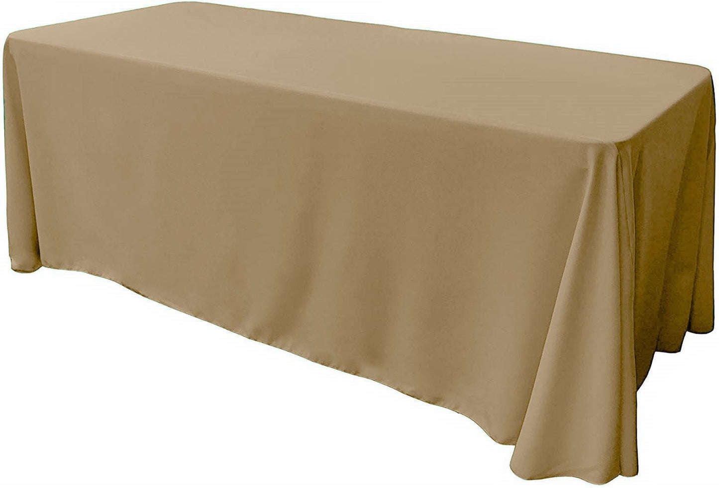 86" X 156" Rectangular Seamless Polyester Poplin Tablecloth, for Party/Wedding Tablecloth - New Creations Fabric & Foam Inc