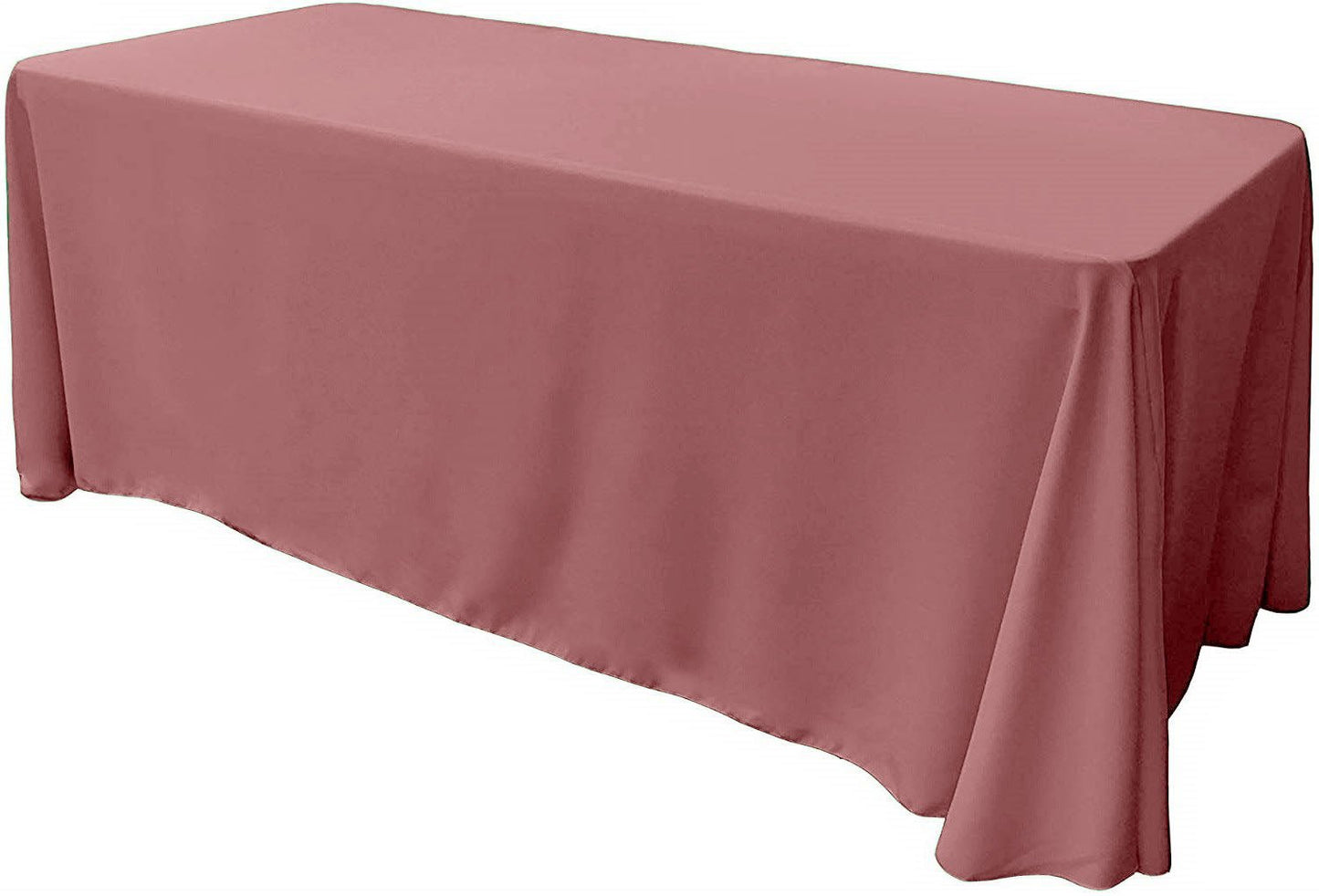 86" X 156" Rectangular Seamless Polyester Poplin Tablecloth, for Party/Wedding Tablecloth - New Creations Fabric & Foam Inc