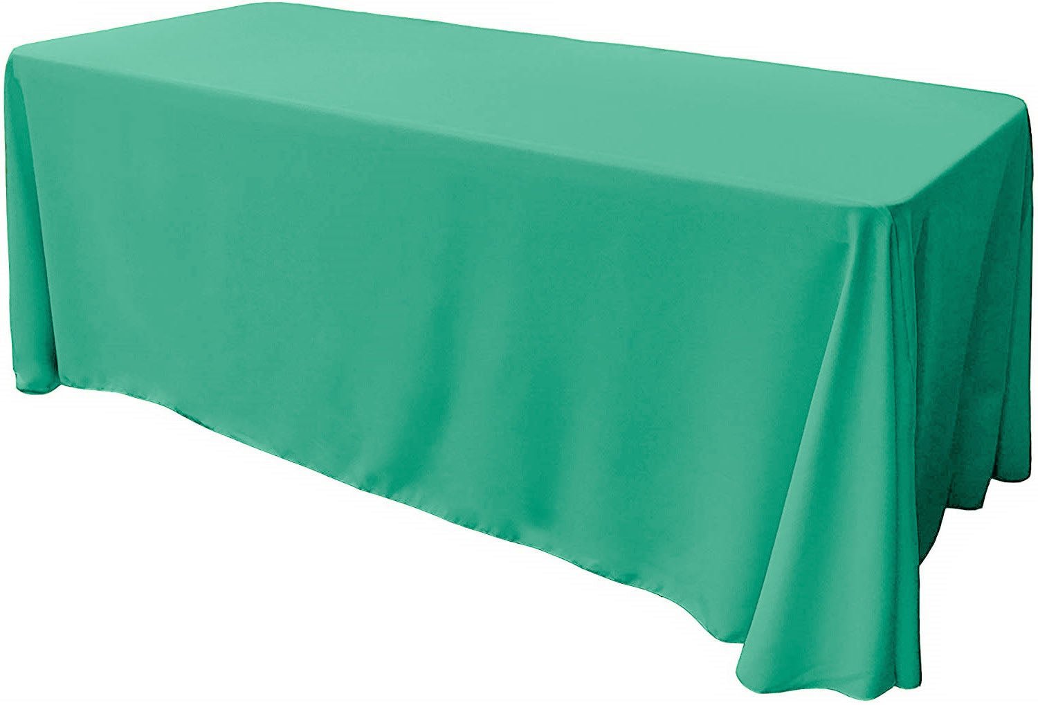 86" X 156" Rectangular Seamless Polyester Poplin Tablecloth, for Party/Wedding Tablecloth - New Creations Fabric & Foam Inc