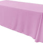 86" X 156" Rectangular Seamless Polyester Poplin Tablecloth, for Party/Wedding Tablecloth - New Creations Fabric & Foam Inc