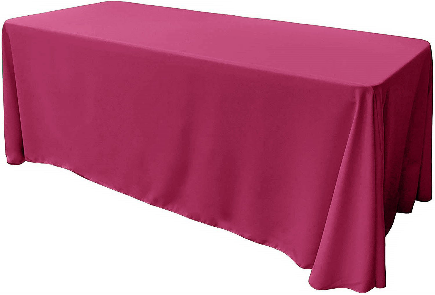 86" X 156" Rectangular Seamless Polyester Poplin Tablecloth, for Party/Wedding Tablecloth - New Creations Fabric & Foam Inc