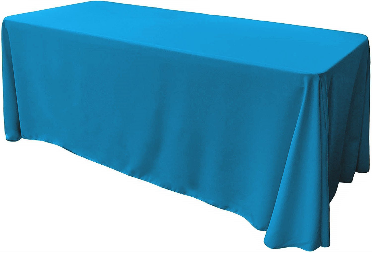 86" X 156" Rectangular Seamless Polyester Poplin Tablecloth, for Party/Wedding Tablecloth - New Creations Fabric & Foam Inc